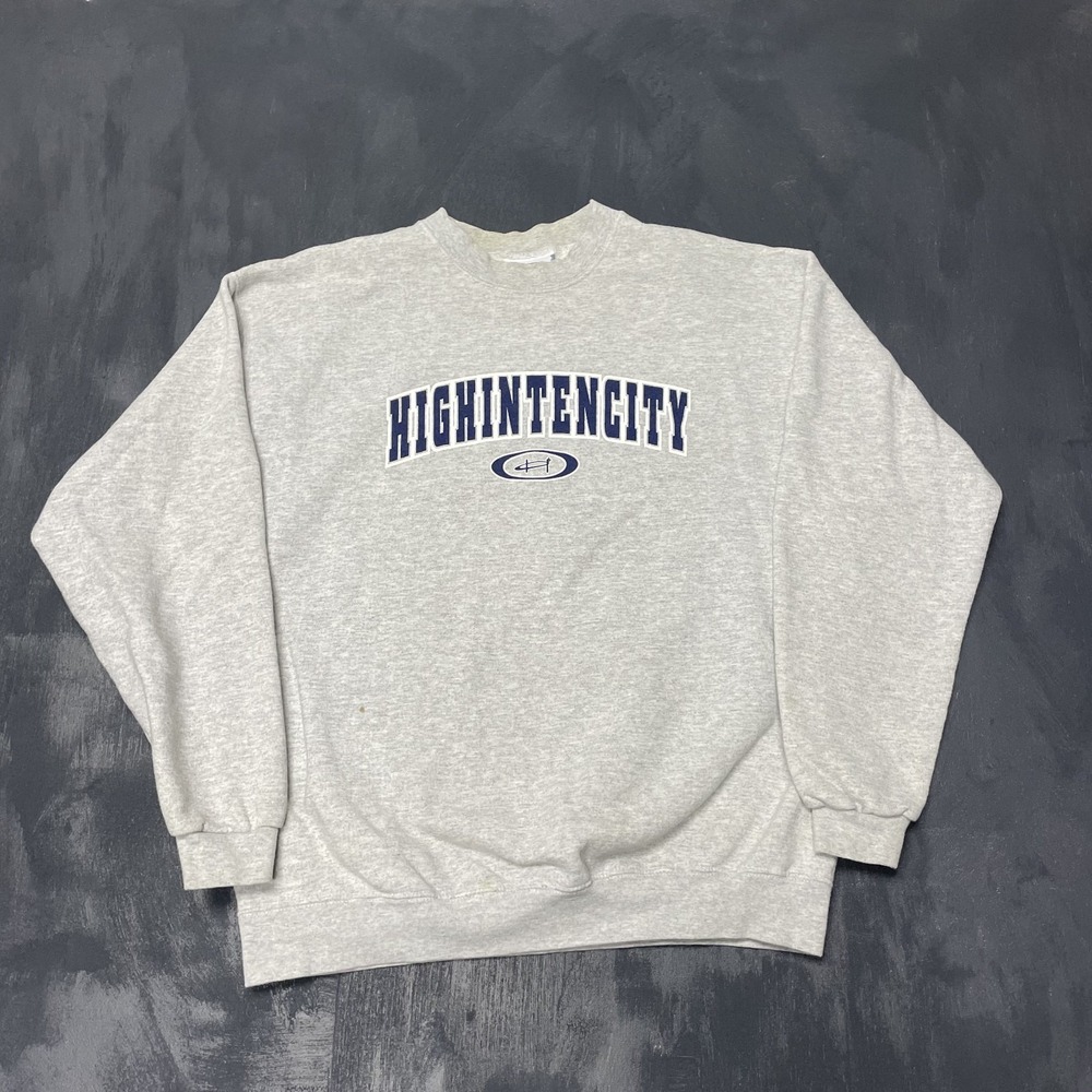 Vintage Lee HIGHINTENCITY sweatshirt mens XL Grey 1990s USA